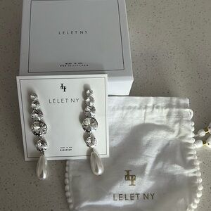 Lelet earrings- never worn - wedding jewlery
